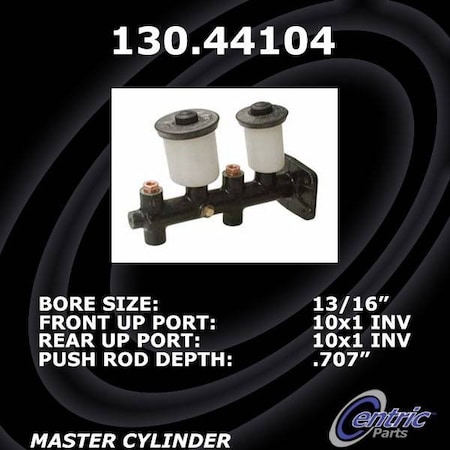 Centric Parts Premium Brake Master Cylinder, 130.44104 130.44104